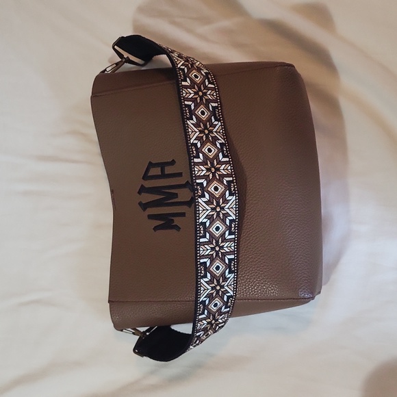 Marleylilly Handbags - MMA MARLEYLILLY PU Vegan leather purse embroidered guitar strap Monogram